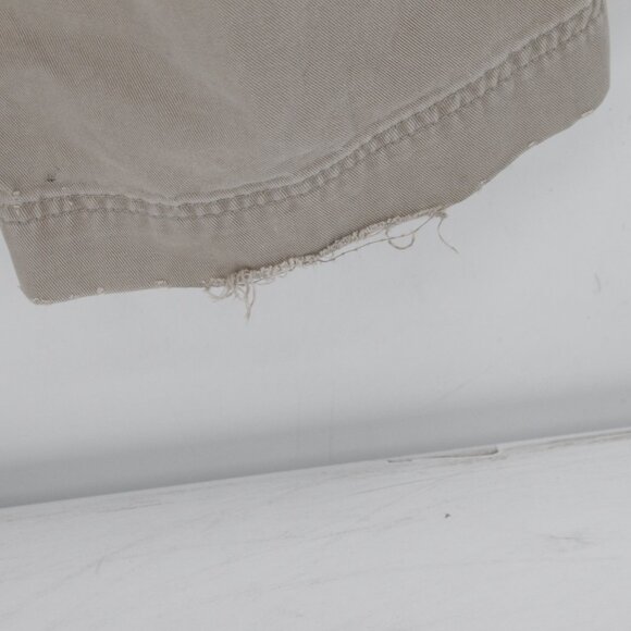 Y2K Abercrombie & fitch cargo pants Men's 32 34x29 flat front distressed cotton - Picture 9 of 16